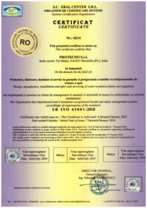 ISO 45001 Certificate